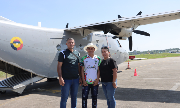 Apoyo aéreo contribuyó al retorno seguro de solanenses a su municipio