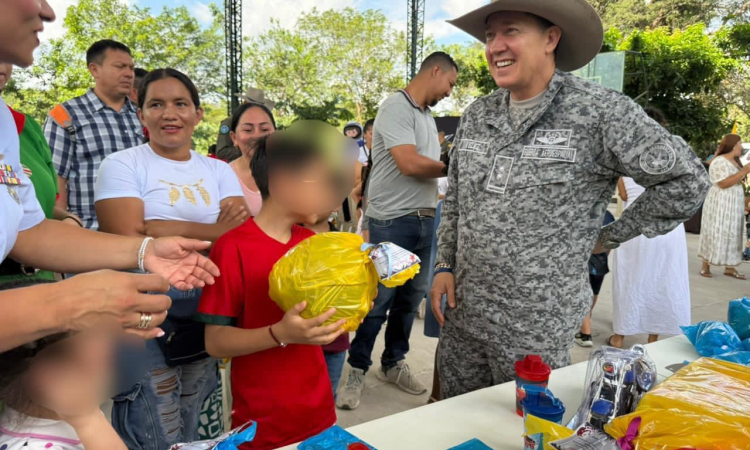 Se adelantó la Navidad en la vereda Bella Suiza de Villavicencio