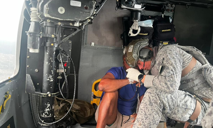 Misión humanitaria permitió evacuación aeromédica en zona rural del Chocó