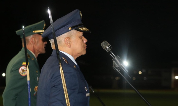 Reconocimiento y toma de mando en la Fuerza Aeroespacial Colombiana