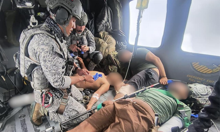 Operación aérea permitió la evacuación de soldados heridos en Antioquia