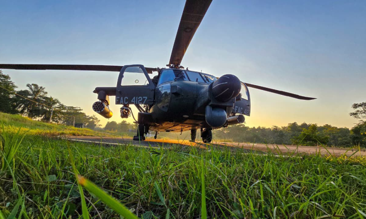 Militares heridos fueron evacuados en helicóptero tras ataque con drones en Tibú