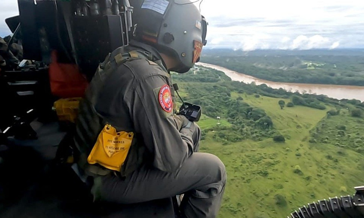 Sobrevuelos de seguridad acompañan a población en Caquetá en  cambio de año