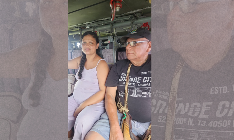 Traslado aéreo de mujer embarazada y ayudas humanitarias brindan alivio en Antioquia