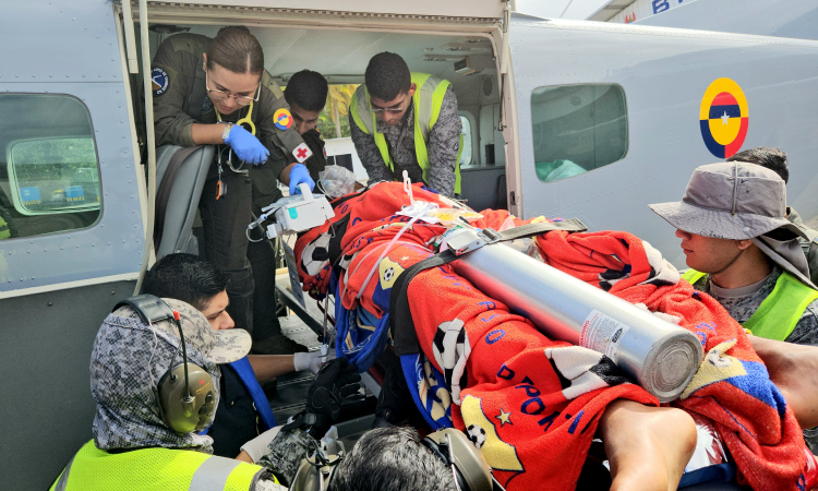 Emergencia médica en Providencia fue atendida con traslado aeromédico