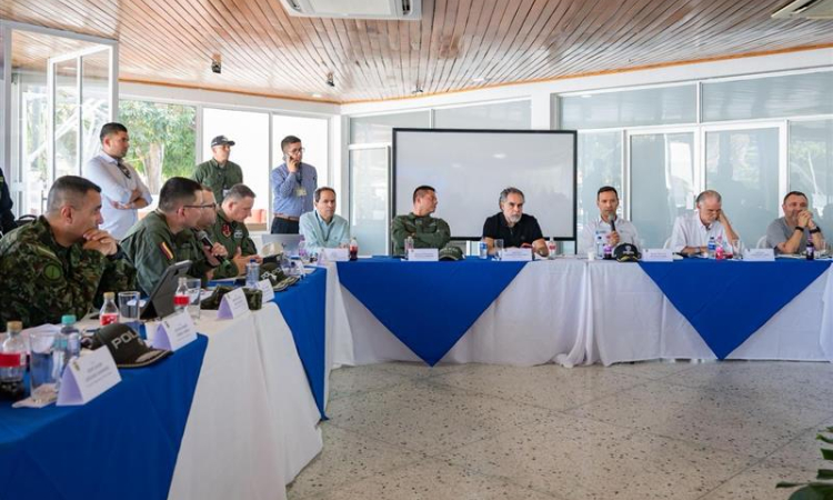 Reunión Estratégica de Seguridad Ciudadana en el Atlántico