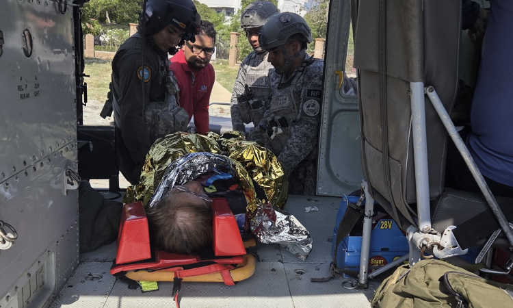 Evacuación aeromédica desde Ciudad Perdida permitió trasladar a mujer lesionada hacia Santa Marta