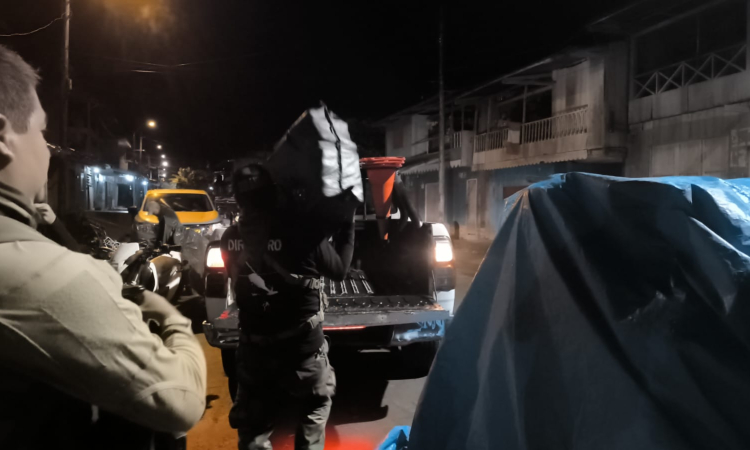 En operación binacional se incautan 884 kilos de marihuana en el río Amazonas