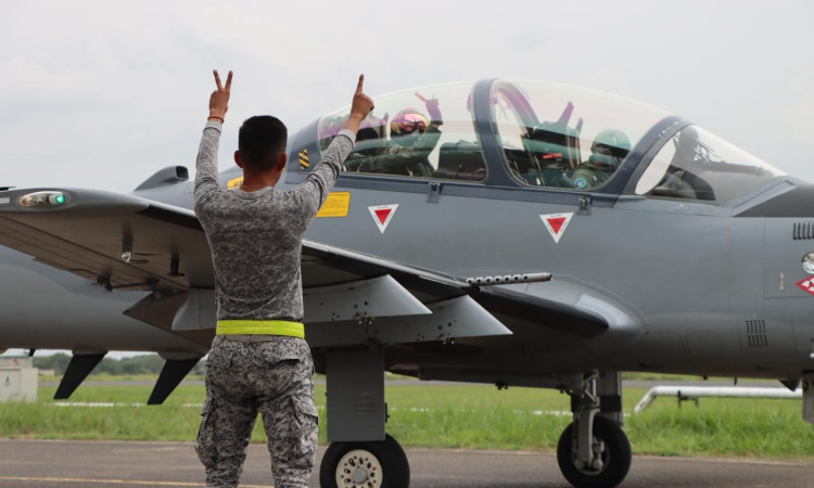 Fuerza Aeroespacial desplegada durante los comicios de este 8 de marzo