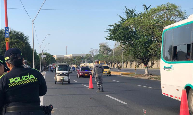 Se fortalece la seguridad aérea y terrestre durante Semana Santa en el Caribe colombiano