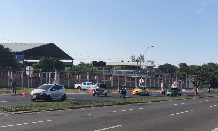 Se fortalece la seguridad aérea y terrestre durante Semana Santa en el Caribe colombiano