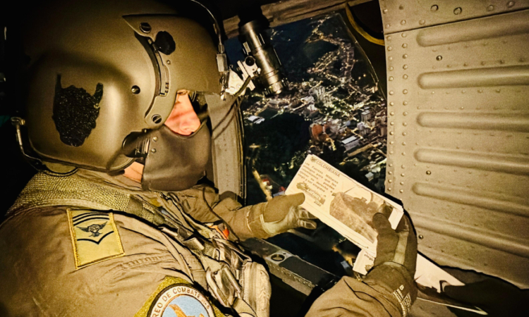 Vigilancia aérea y entrega de volantes durante comicios en el suroeste antioqueño