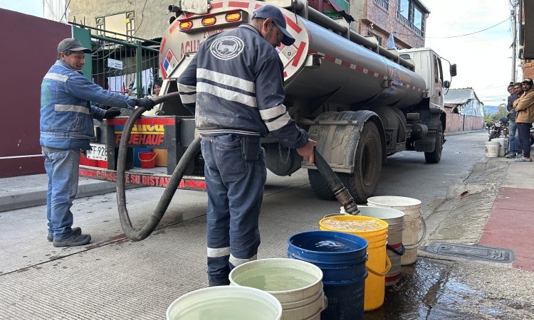 Vereda Puente Piedra recibió abastecimiento de agua tras daño en pozos profundos