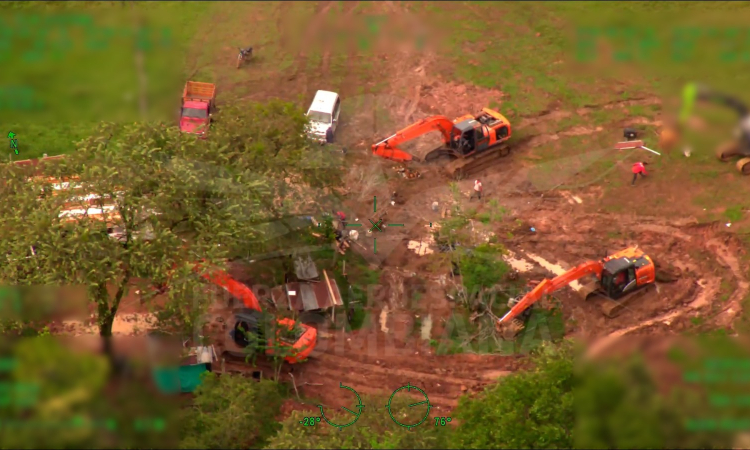 Contundente ofensiva contra la minería ilegal impacta al sur del Tolima
