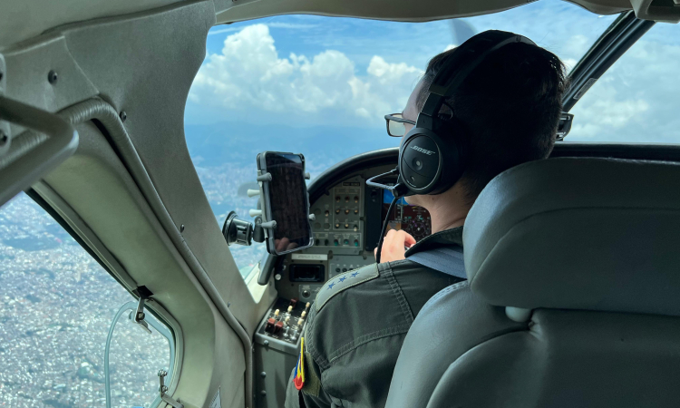 Operaciones de vigilancia aérea ejecutadas en Antioquia durante la Semana Santa