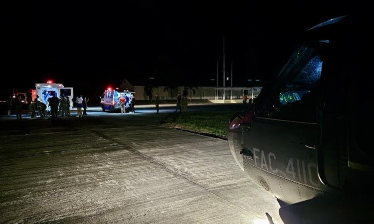 Compleja misión nocturna permitió traslado de menores heridos en Nariño hasta Cali