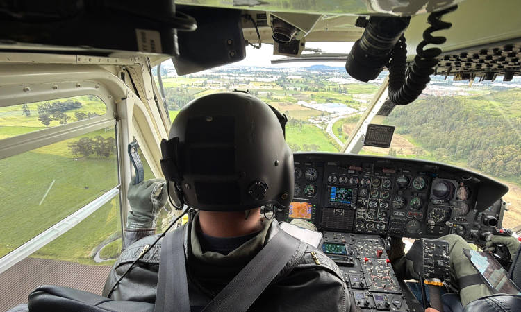 Comando Aéreo de Mantenimiento fortalece Plan Democracia en Sabana de Occidente