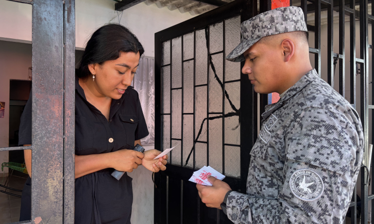 Operaciones de sensibilización en el oriente colombiano