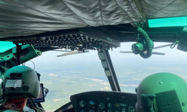Operaciones aéreas fortalecen la movilidad en el suroriente colombiano