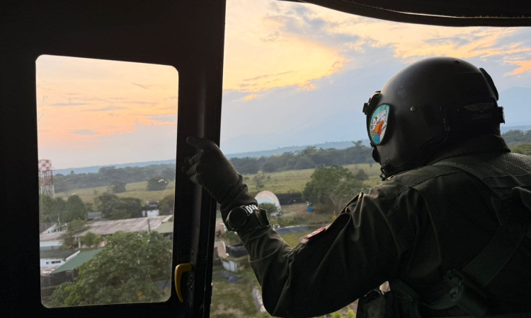 Vigilancia aérea previa a elecciones fortalece la seguridad en el suroriente colombiano