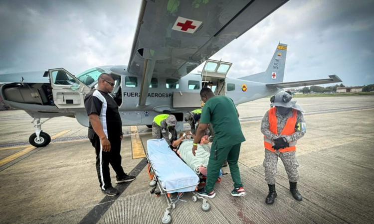 Adulta mayor fue trasladada vía aérea desde Providencia a San Andrés