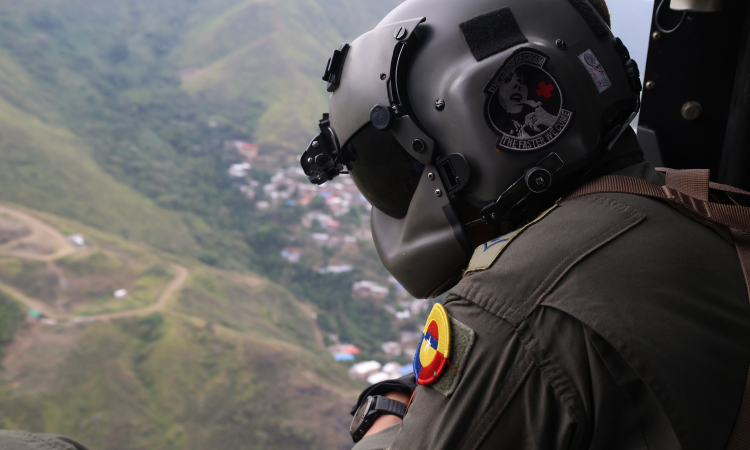Fuerza Aeroespacial Colombiana fortalece la seguridad electoral en el suroccidente colombiano
