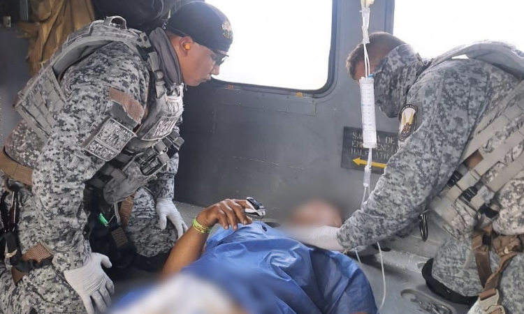 Traslado aeromédico salvó la vida de hombre herido por explosivo en Tibú 