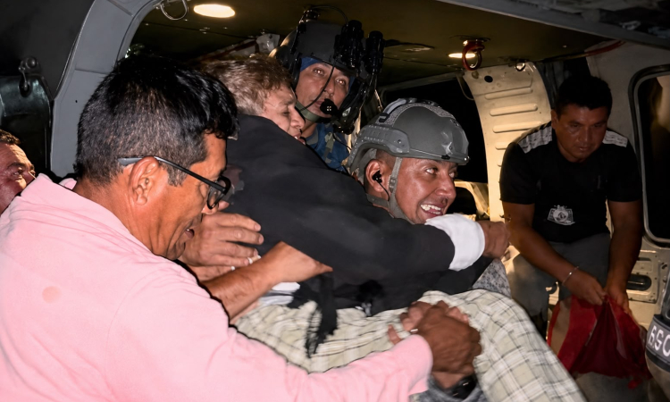 El ‘Ángel’ rescató a 20 personas en El Dorado, Meta
