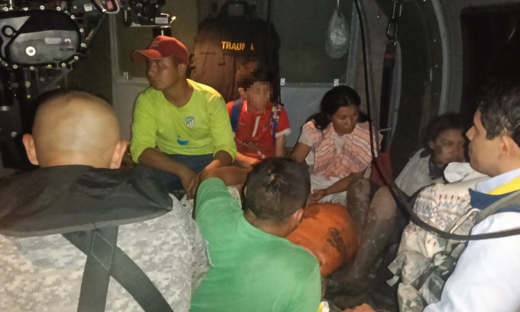 Seis personas fueron rescatadas tras emergencia en zona rural de Hato Corozal 