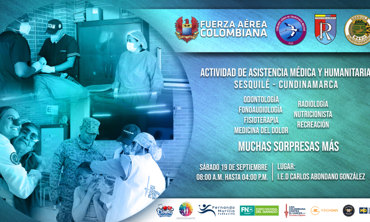 FAC realizará Actividad de Asistencia Médica y Humanitaria en Sesquilé, Cundinamarca