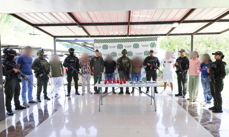 Fuerza Pública capturó a nueve presuntos integrantes del Frente 57   