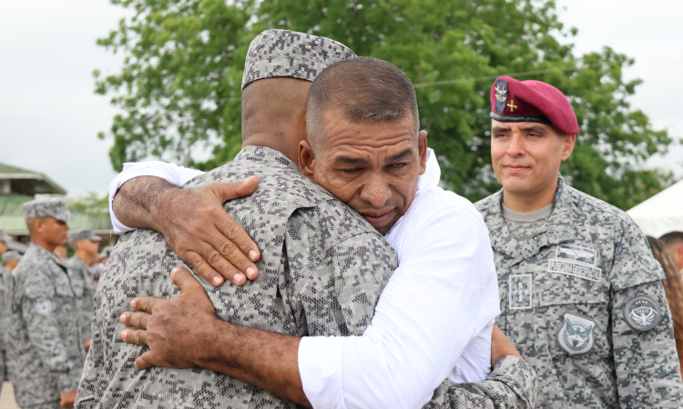 De distintas regiones a una misma misión: prestar el servicio militar voluntario