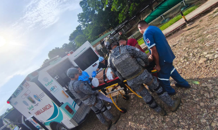Hombre herido en Tibú fue evacuado en misión aeromédica hacia Cúcuta