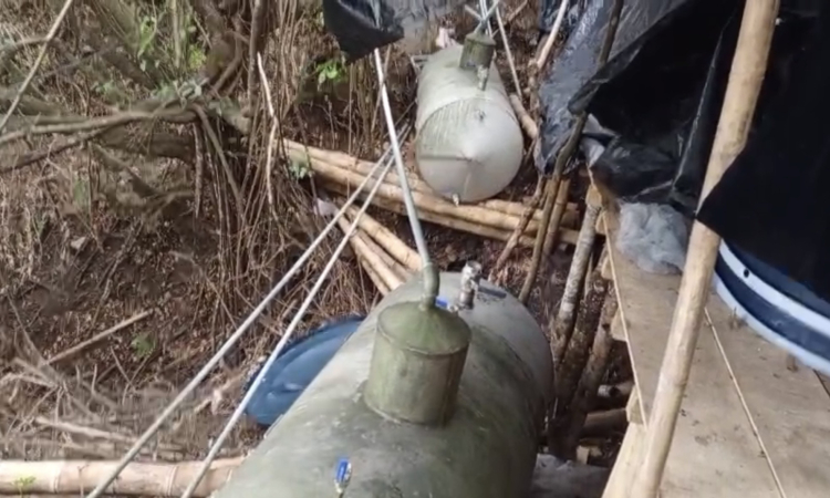 Ubicado laboratorio ilegal para procesar cocaína en Taminango, Nariño
