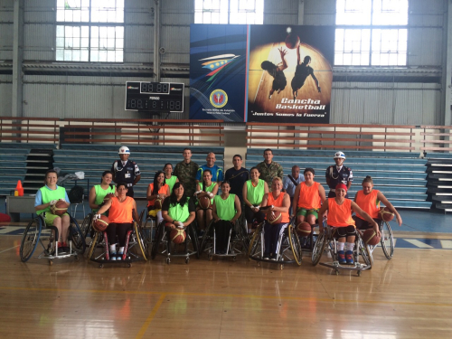 Fuerza Aérea apoya a la Selección Colombia de Baloncesto en Silla de Ruedas