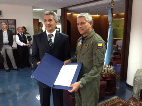 Fuerza Aérea Colombiana firma convenio marco con Fabricato 