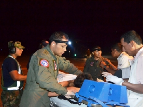 Un menor de edad accidentado en Cumaribo fue salvado por la Fuerza Aérea