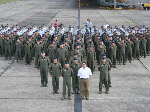 Condecoraciones en la Base Aérea "Capitán Germán Olano"