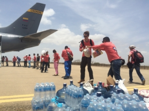 Fuerza Aérea Colombiana hizo posible la misión Wayuu, "Juntos por La Guajira"
