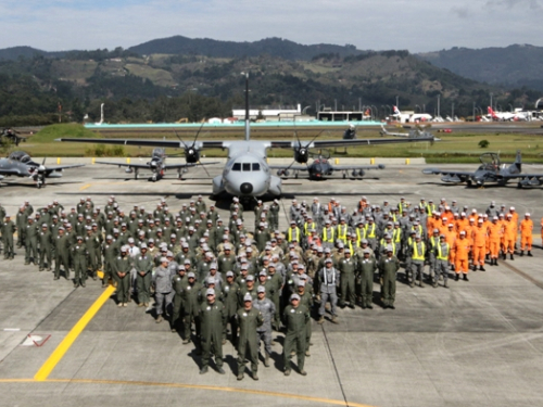 Force Aérienne Colombienne avec le plus haut taux d’acceptabilité