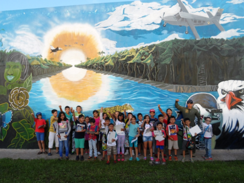 Grupo Aéreo del Amazonas recibe la visita del Jardín Infantil San José de Leticia