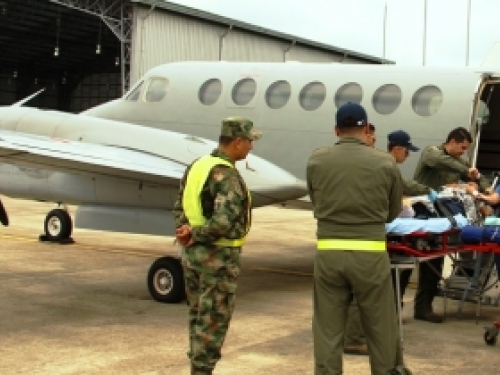 Fuerza Aérea Colombiana realiza transporte aeromédico desde Leticia