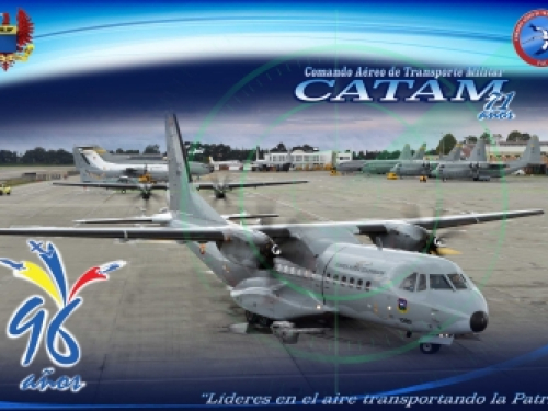 CATAM  se viste de gala para Aniversario Fuerza Aérea Colombiana