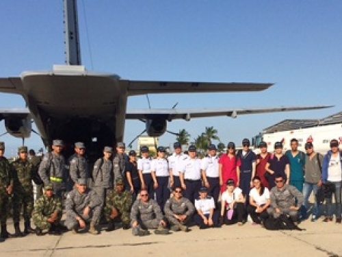 La Fuerza Aérea, celebra su aniversario No 96 abriendo sus alas de esperanza en La Flor, Guajira