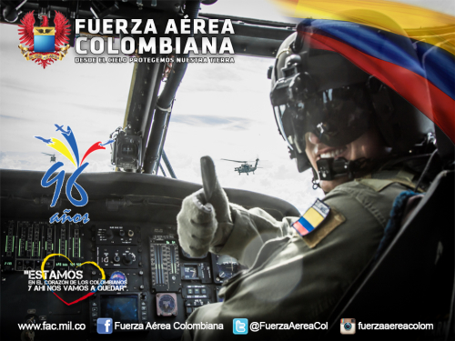 GAAMA se prepara para conmemorar los 96 años de la Fuerza Aérea Colombiana