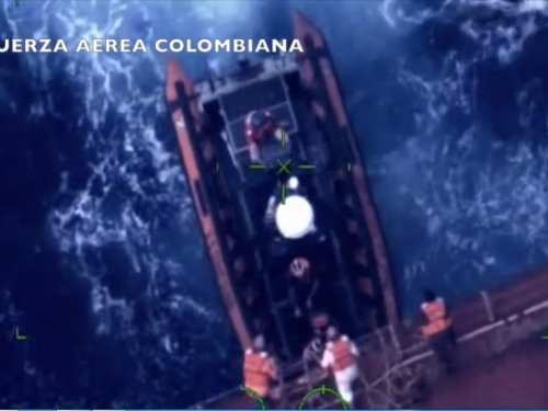 Dans une opération conjointe et interalliée, des naufragés ont été secourus dans la mer des Caraïbes