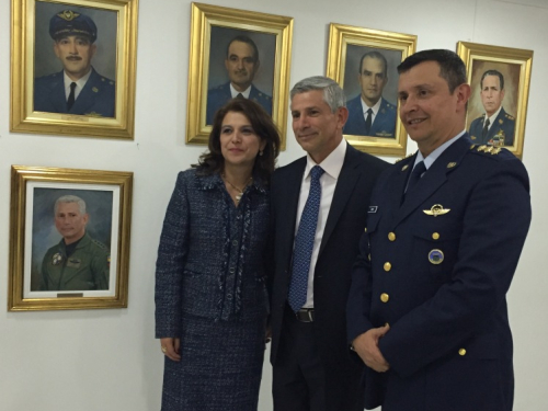 Develación del óleo del Ex-comandante de la Fuerza Aérea Colombiana 