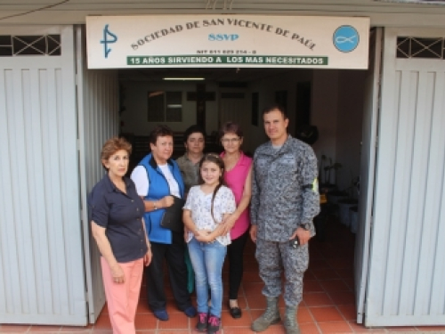 El CACOM 5 apoya las actividades de responsabilidad social en Rionegro - Antioquia