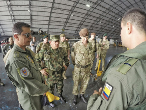 Visita al CACOM-1 con el Segundo Comandante de las Fuerzas del la OTAN