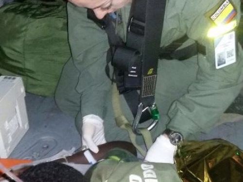 Helicóptero “Ángel” del CACOM-5, salva la vida de dos menores de edad